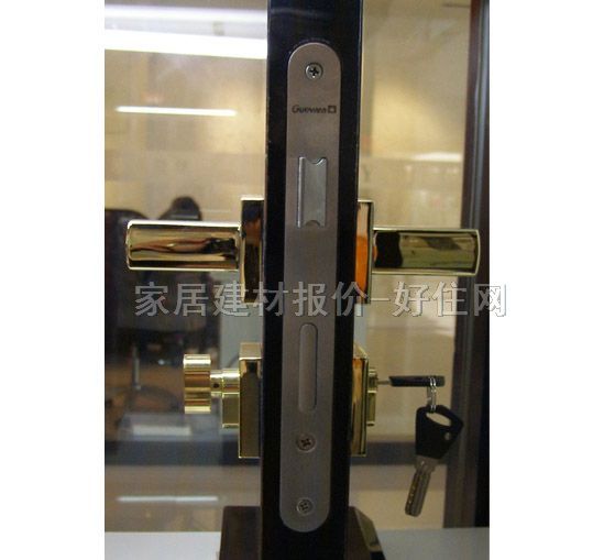 名門鎖業(yè)木門鎖 KF667 PVD金 45mm-55mm 鋅合金 執(zhí)手鎖 閃光金