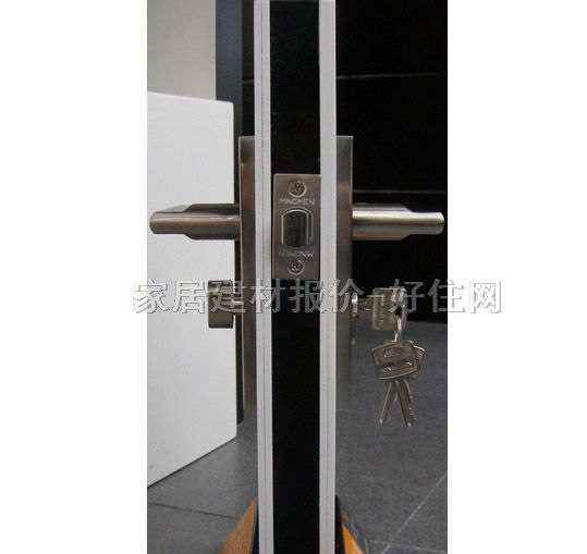 名門鎖業(yè)木門鎖 F0512鋼拉絲 45mm-55mm 鋅合金 執(zhí)手鎖 閃光銀