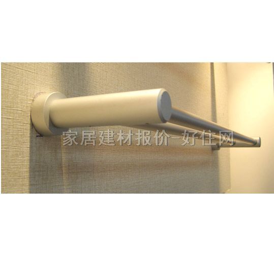 名門鎖業(yè)毛巾架(桿) 單桿磨砂鋁 2612 單層