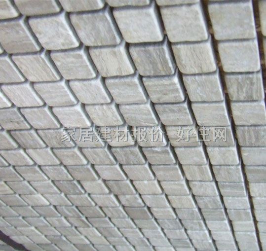 永信馬賽克 天然石1.5×1.5灰木紋 305mm×305mm