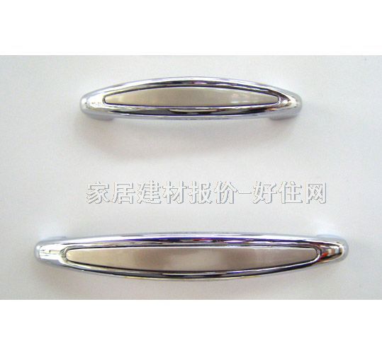名門(mén)鎖業(yè)柜門(mén)抽屜拉手 亮銀色203096珍珠鉻 鋁合金 古典造型