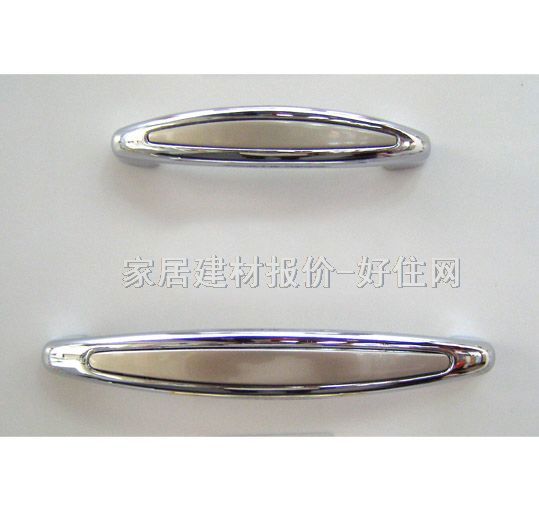 名門(mén)鎖業(yè)柜門(mén)抽屜拉手 亮銀色203096珍珠鉻 鋁合金 古典造型