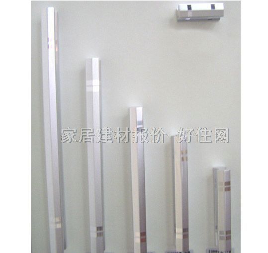 名門鎖業(yè)柜門抽屜拉手 砂銀色 510032 鋁合金 簡(jiǎn)約長(zhǎng)條