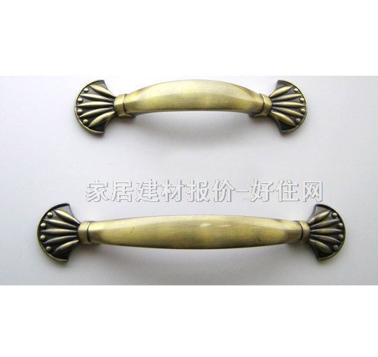 名門(mén)鎖業(yè)柜門(mén)抽屜拉手 黃色403064咖古拉絲 銅 古典造型