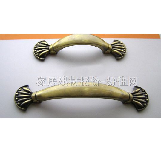 名門(mén)鎖業(yè)柜門(mén)抽屜拉手 黃色403064咖古拉絲 銅 古典造型