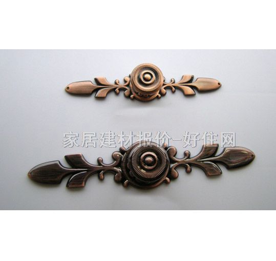 名門(mén)鎖業(yè)柜門(mén)抽屜拉手 401120 紅古銅 古典造型