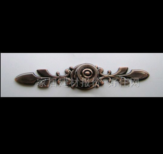 名門(mén)鎖業(yè)柜門(mén)抽屜拉手 401120 紅古銅 古典造型