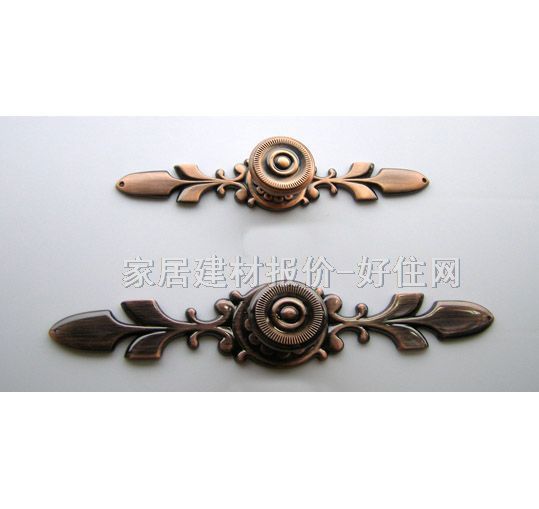 名門(mén)鎖業(yè)柜門(mén)抽屜拉手 401120 紅古銅 古典造型