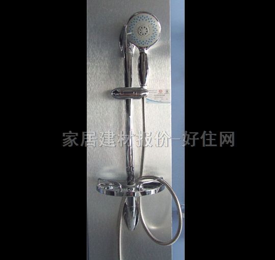 九牧淋浴柱 可調(diào)節(jié)掛桿銅 S13015-01C7 明裝掛墻式