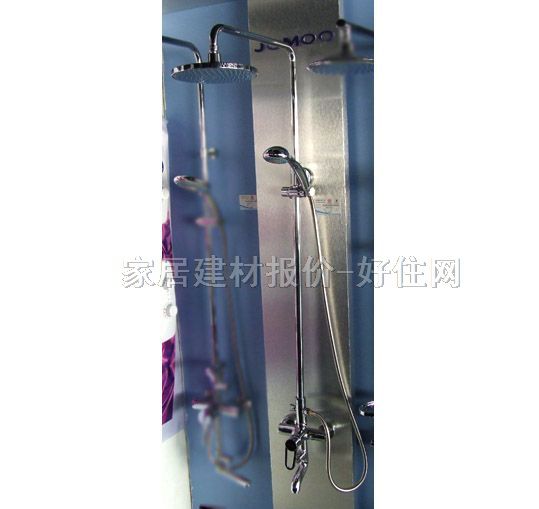 九牧淋浴柱 可調(diào)節(jié)掛桿單把豪華硬管式3621-032 明裝掛墻式