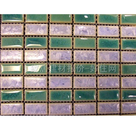 亮點馬賽克 4mm黃綠色陶瓷07 300mm×300mm