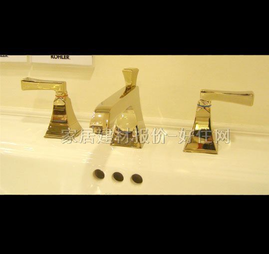 科勒面盆龍頭 K-454-4V-AF 冷熱 雙把雙孔 無 不銹鋼