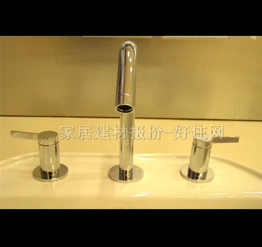 科勒面盆龍頭 K-942-4-CP 冷熱 雙把雙孔 無 不銹鋼