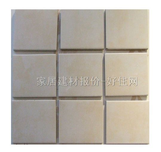 歐威墻面磚 釉面磚淺灰色格子圖案AYH005 100mm×100mm