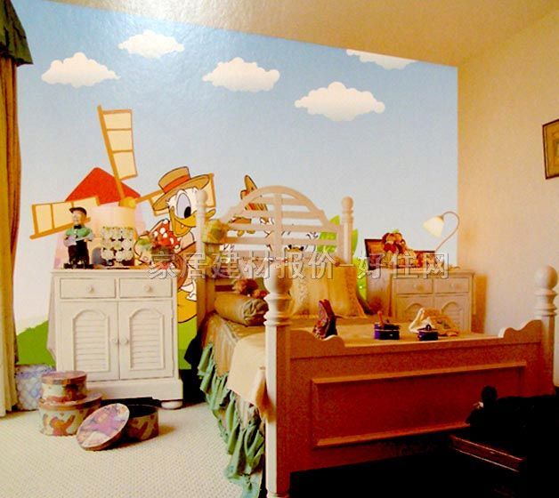 Sun Feel I墻紙 PP紙壁畫S5013 訂做 卡通 藍(lán)色