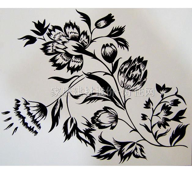 Sun Feel I墻紙 PP紙壁畫S6007 訂做 花 白色