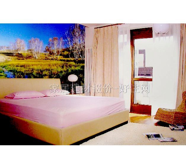 Sun Feel I墻紙 PP紙壁畫S8019 訂做 風景 黃色 藍色