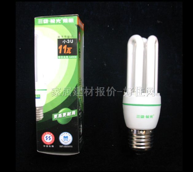 三雄·極光節(jié)能燈光源 3U/冷日光色 11W