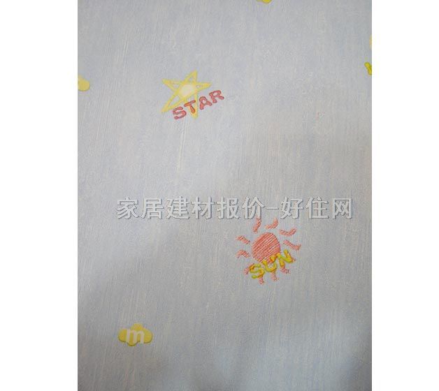 KIDS EMPIRE墻紙 PVC 9801-1 寬530mm×長10米 卡通 灰色