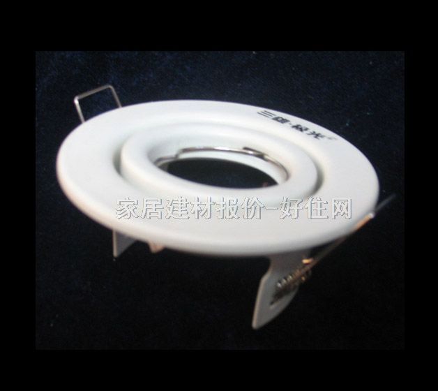 三雄·極光天花燈 (W)PAK-S01-058 Φ4.8寸 白色 可調(diào)式 鹵素?zé)舯? id=