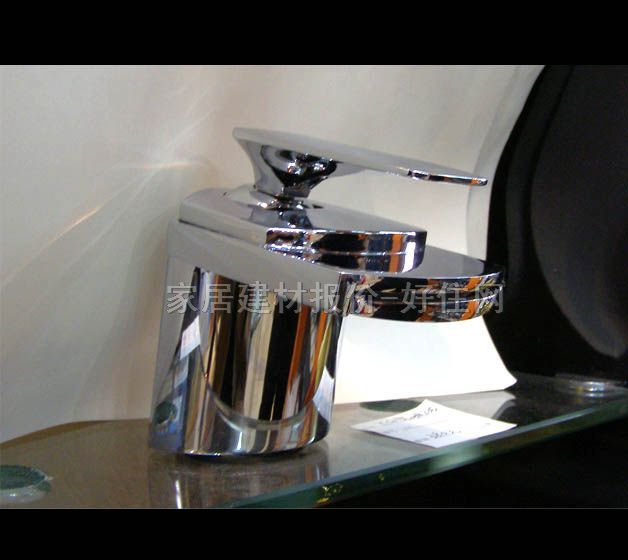 智美面盆龍頭 YG寬咀205 冷熱 單把雙孔 無 不銹鋼