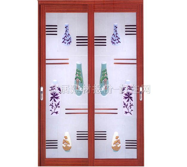 盼盼鋁合金門 吊軌拉門沙比利L-3031 訂做