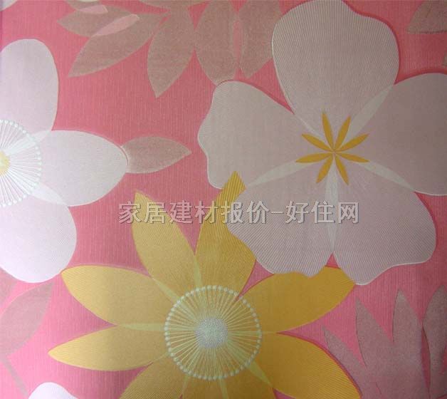 Alice墻紙 4286-3 0.93×17.8M 花 粉色