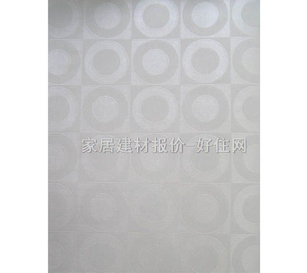 Alice墻紙 4193-2 0.93×17.8M 圓圈 白色