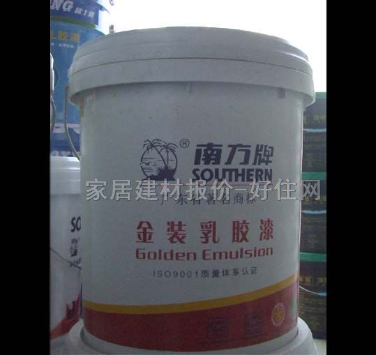 南方內(nèi)墻乳膠漆 工程漆金裝乳膠漆 18L 白色