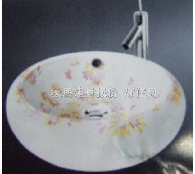 唐山臺上盆 047 散花 500mm×500mm×高155mm