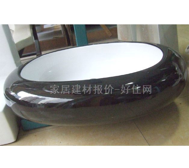 唐山臺上盆 黑色 500mm×430mm×高180mm