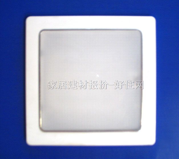歐普吸頂燈 廚衛(wèi)陽(yáng)臺(tái)燈 方形 現(xiàn)代流行風(fēng)格 白底帶銀色亞克力