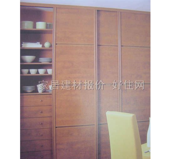 蒙丹娜衣柜推拉門 蘋果木 訂做