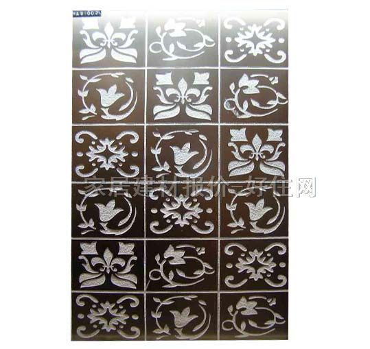 歐威墻面磚 拋晶磚深暗色系列格子圖案HA91002 300mm× 450mm