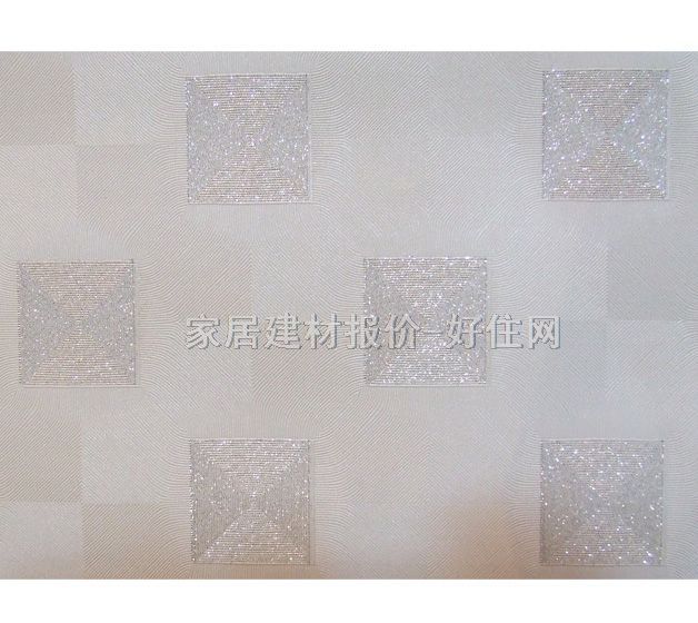 NB墻紙 PVC82132-1 1.06×15.5M 方格 白色