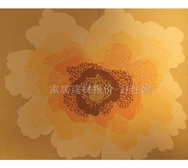 NB墻紙 PVC82104-1 1.06×15.5M 花 黃色