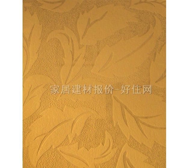 EASTERN墻紙 浮雕56033 1.06×10m 葉紋 黃色