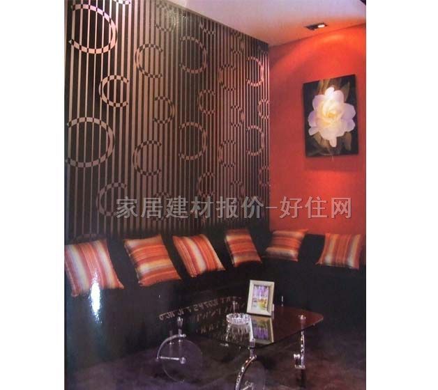 ABY墻紙 670601 寬530mm×長10米 豎紋 金色