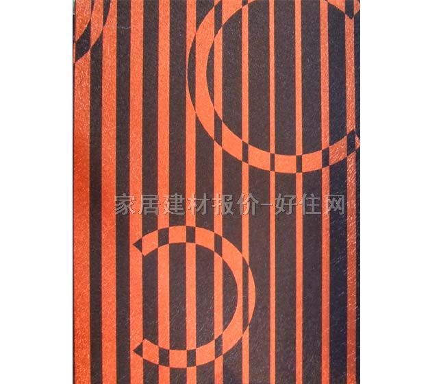 ABY墻紙 670602 寬530mm×長10米 幾何 橙色