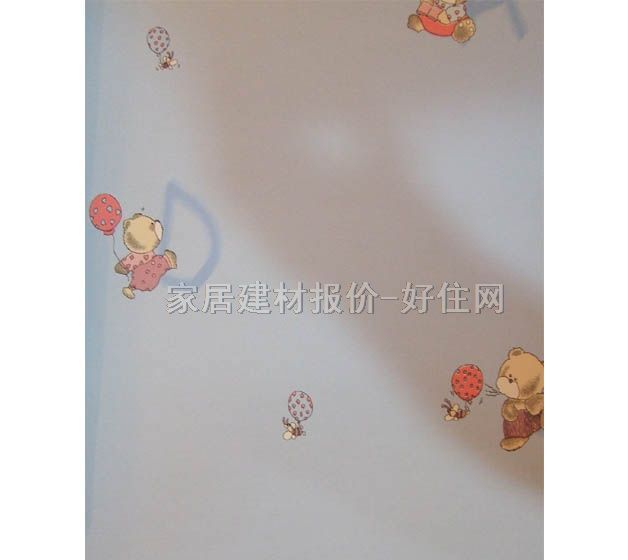 卡娃依墻紙 313303 寬530mm×長(zhǎng)10米 卡通 白色