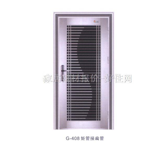 雅門不銹鋼門 單開式G-408 2090×900mm