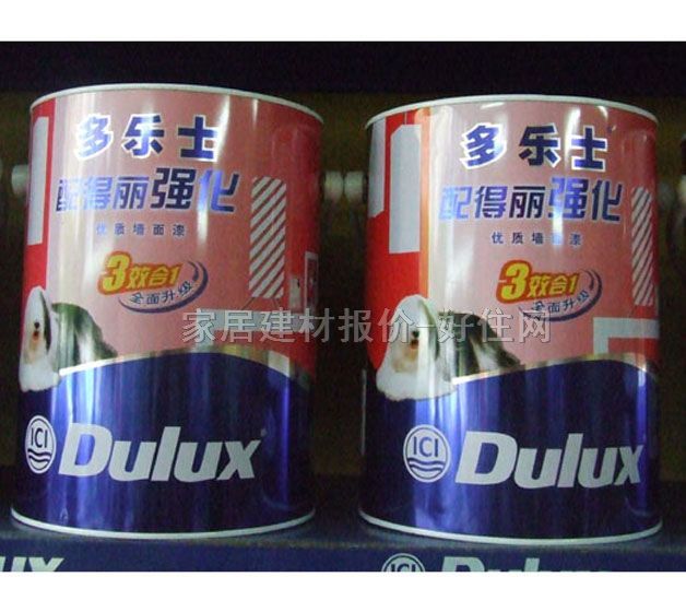 多樂士內(nèi)墻乳膠漆 配得麗強化墻面漆 5L 白色