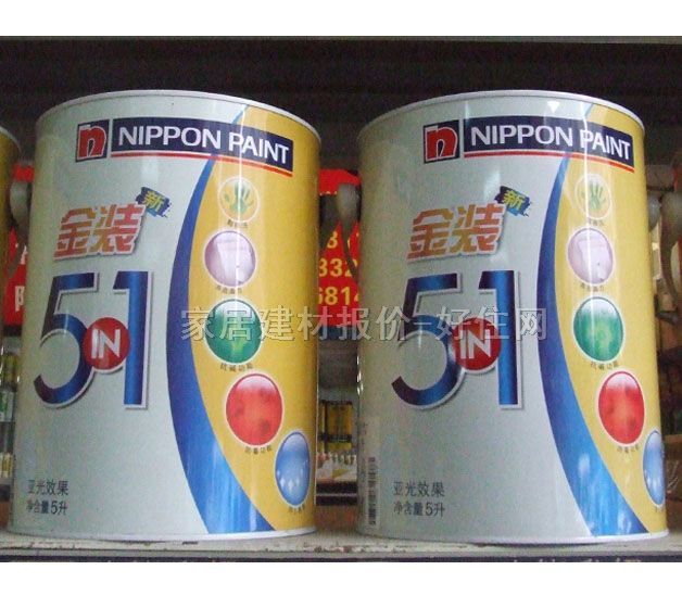 立邦內(nèi)墻乳膠漆 新金裝五合一 5L 白色