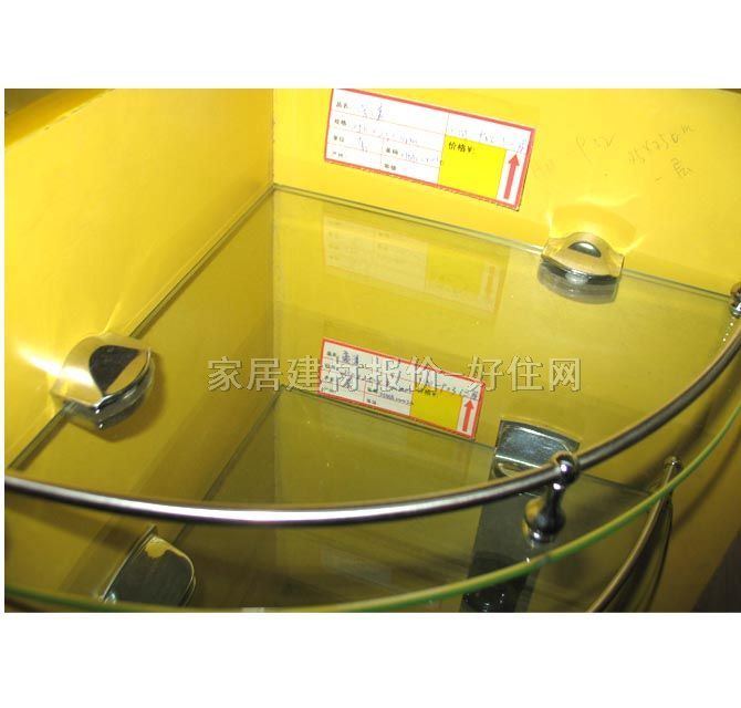 豪美廚衛(wèi)置物架 轉(zhuǎn)角型玻璃層板FMJ-01 1層