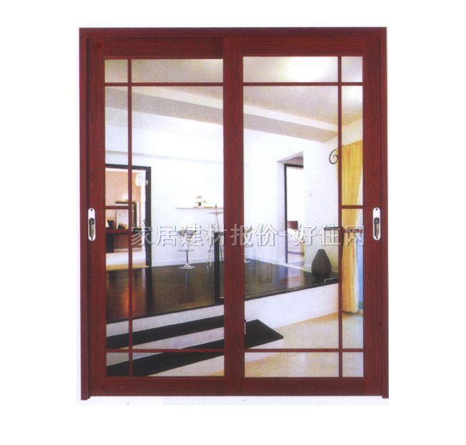 富軒鋁合金門 吊軌拉門B-014 訂做