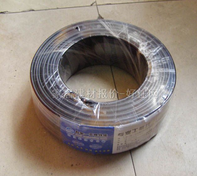 和宏有線電視同軸電纜 SYV-75-3 GCGA08AA0100 100米 75歐實(shí)芯聚氯乙烯護(hù)套同軸