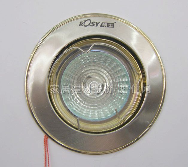 朗士天花燈 RS-DL038A砂鎳間鉻 Φ2.5寸 銀色 可調(diào)式 鹵素?zé)舯? id=