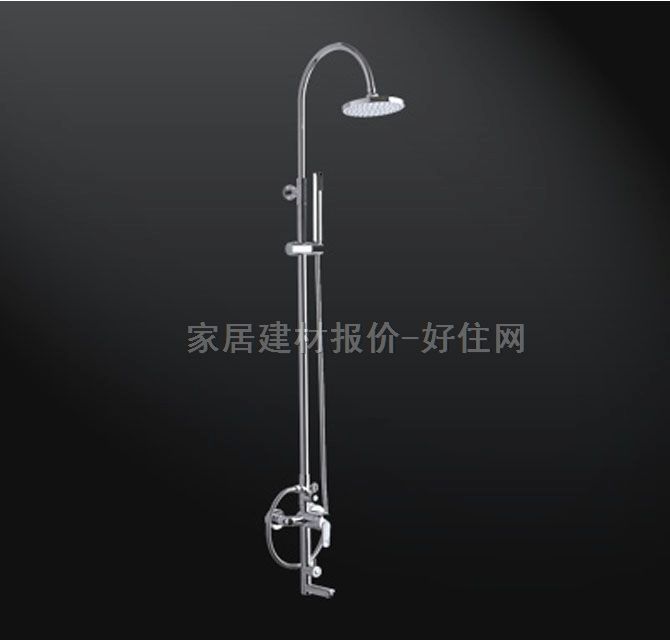 華藝淋浴柱 可調(diào)節(jié)掛桿銅 JM33C64C-2D1466 明裝掛墻式