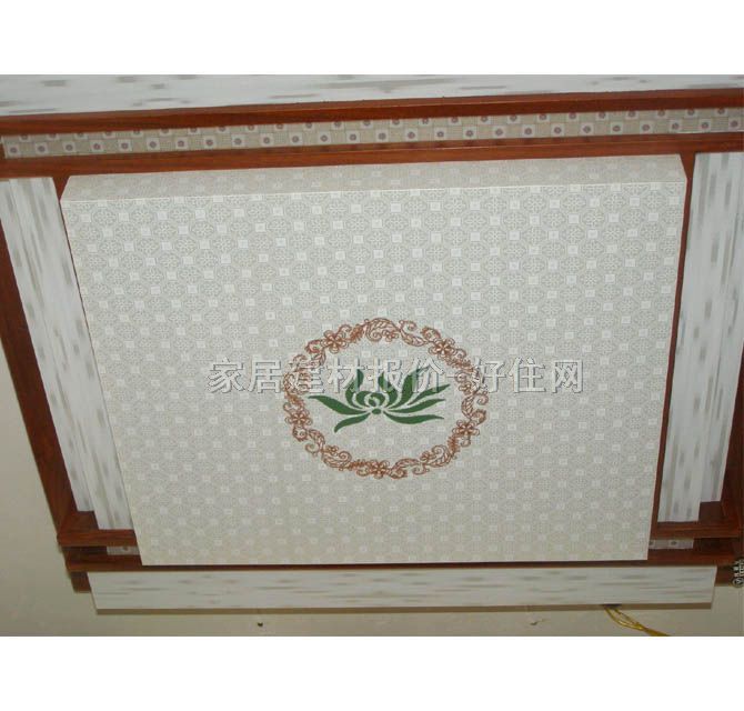 億鴻吸頂燈 書房\起居室吸頂燈2001/中 方形 古典傳統(tǒng)風(fēng)格 白底帶圖案羊皮紙