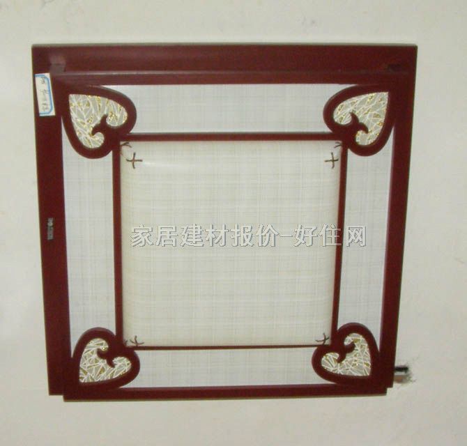 寶豐吸頂燈 書房\起居室吸頂燈8100/中 方形 古典傳統(tǒng)風(fēng)格 白底帶圖案羊皮紙